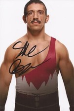 WWE WRESTLING: SIMON GOTCH SIGNED 6x4 PORTRAIT PHOTO+COA **PROOF**