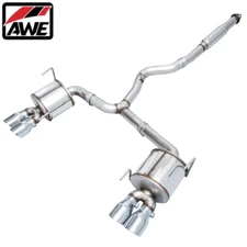AWE Touring 3" Cat-Back Exhaust w/ Chrome Tips For 2011-2021 Subaru WRX/STI 2.5L