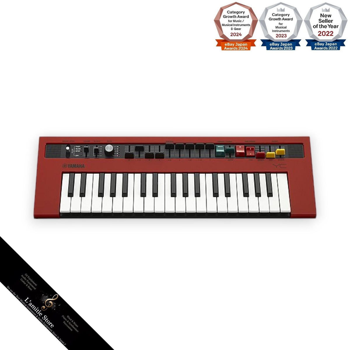 Yamaha Reface YC Synthesizer 37-keys Synth Combo Organ for