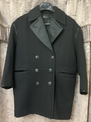 New rag bone Wool Textured Double Breasted Peacoat Size XXS
