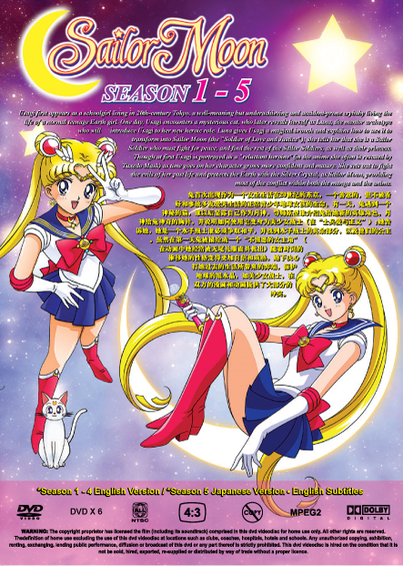 DVD SAILOR MOON CRYSTAL Season 1-3 English Audio Tracking Shipping +Free 1  Anime