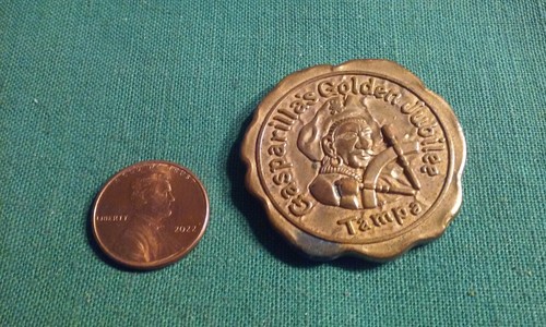 Rare Gasparilla Pirate Festival Token Tampa FL “Pirate Gold” Jose Gaspar Coin - Picture 3 of 3