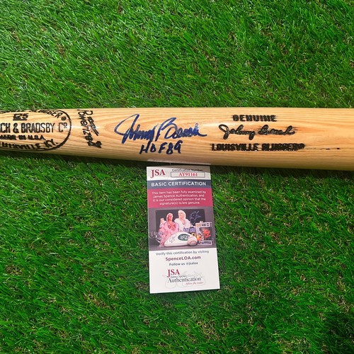 Johnny Bench Reds Signed Louisville Slugger Game Model Bat w/HOF 89 JSA Auto - Picture 6 of 6