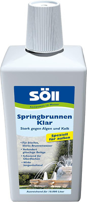 Söll 80694 Springbrunnenklar Springbrunnenreiniger Speziell Für Außen 1 L - Spri