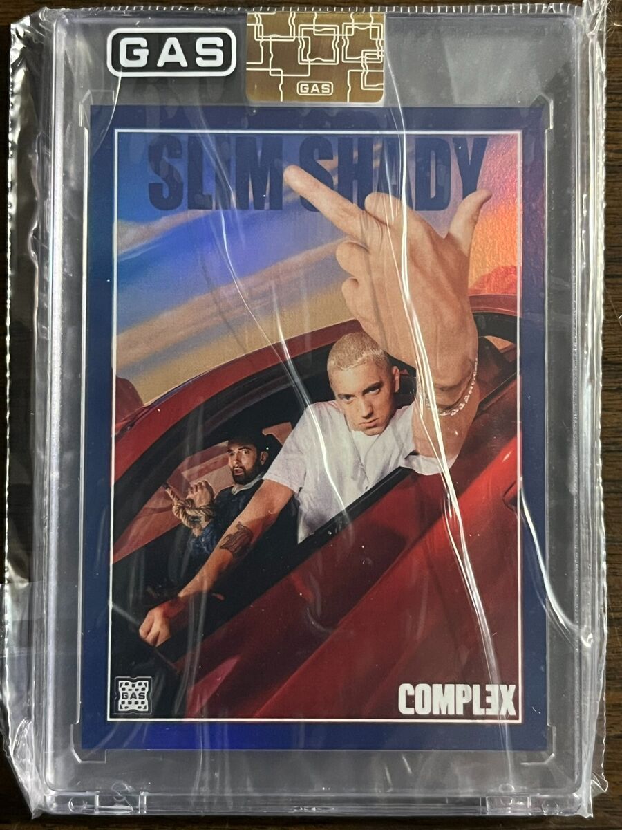 2024 Eminem #C-2 Gas Trading Cards X Complex Slim Shady BLUE 2024 Eminem #C-2 Gas Trading Cards X Complex Slim Shady BLUE