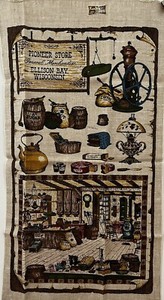 KAY DEE Hand Prints Pure Linen Towel - Door County Pioneer Store