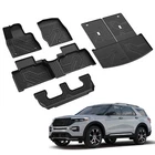 Floor Mats & Cargo Mat for Ford Explorer 2020-2026 7 Seats Custom Floor Liners