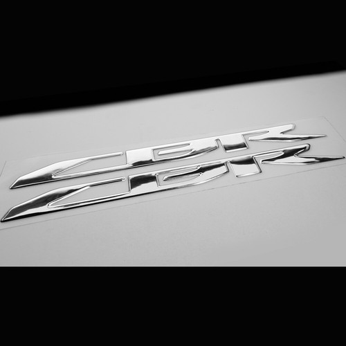 3D EMBLEM FENDER/FAIRING/FUEL TANK LOGO STICKER FOR CBR 500/600/900/1000 CHROME - Picture 6 of 6