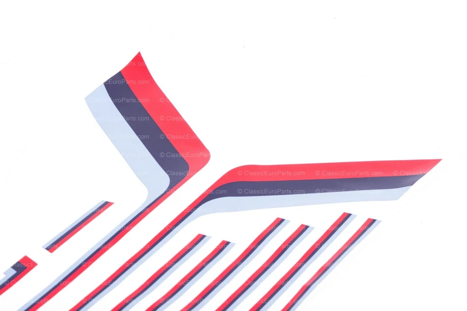 BMW E30 M Technic 1 2 Stripe decal sticker kit M Stripe Mtech1 Mtech2 Motorsport - Image 4 of 4