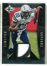 2013 Limited Malcom Floyd Limited Threads GU PATCH RELIC 31/49 CHARGERS