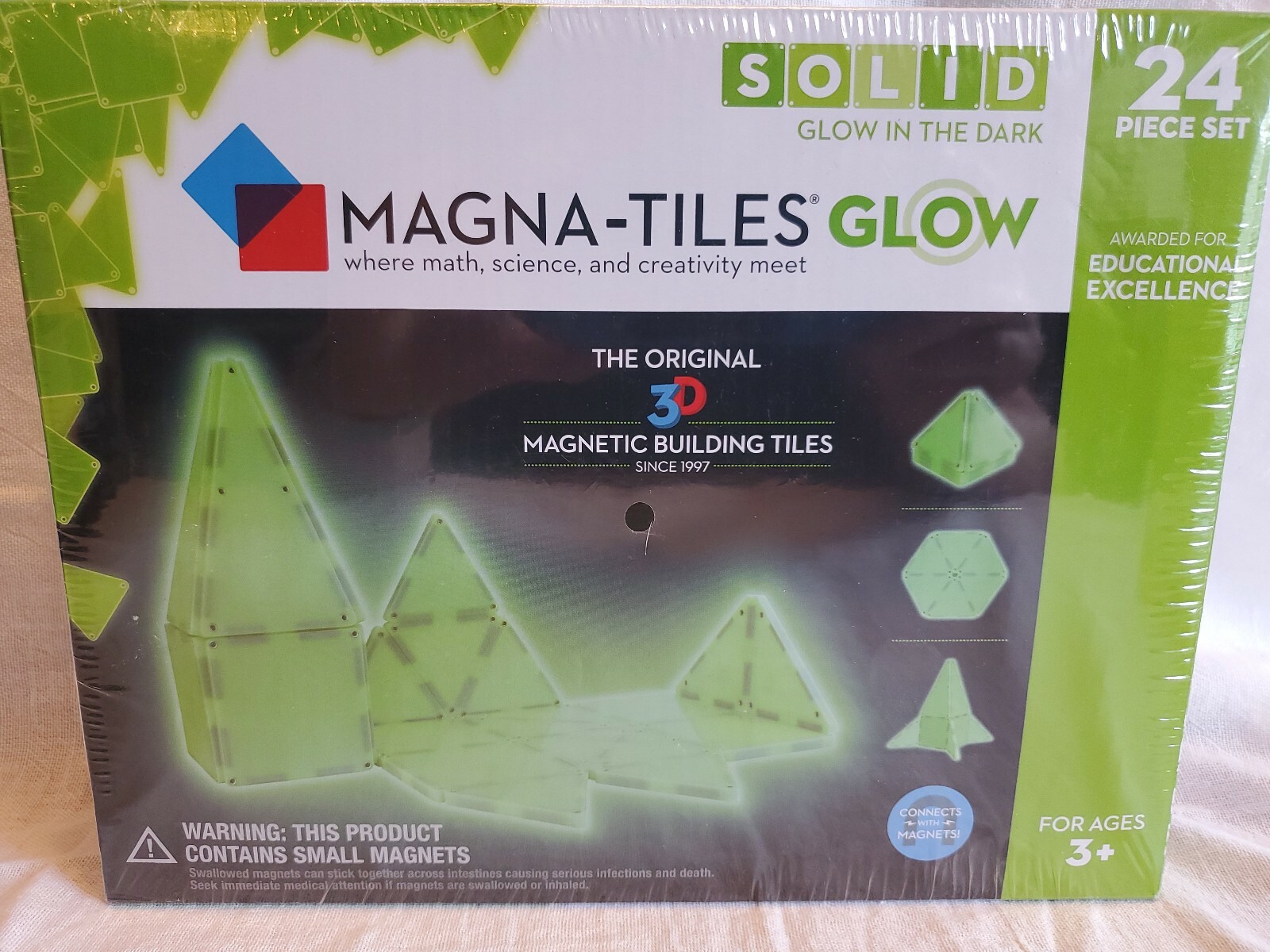 magna tiles glow 24 piece