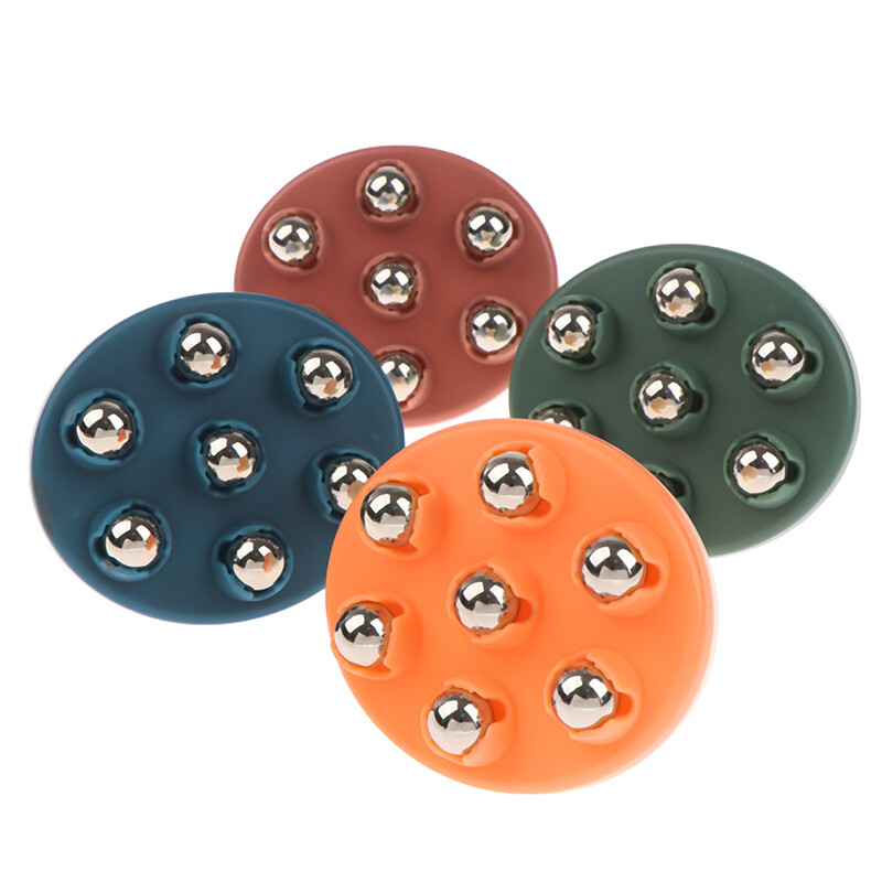 360° Rolling 7 Metal Roller Ball Massage Hand-held Travel Body Massager Porta-yt - Picture 8 of 16