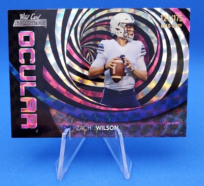 2021 Wild Card Alumination Ocular Holo-Lux #OC-2 Zach Wilson RC