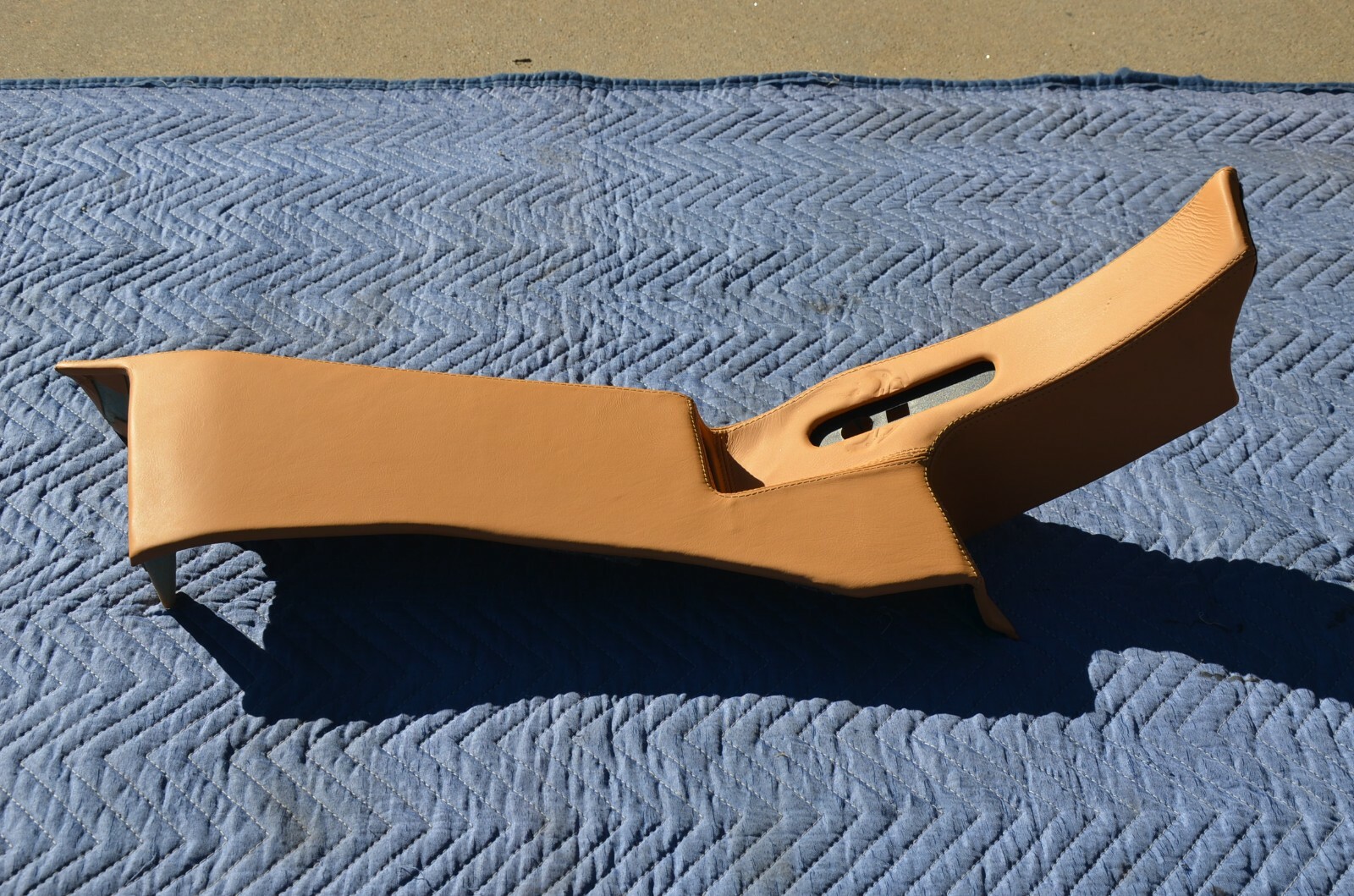 Ferrari 360 Right Center B-Pillar Column Cover Trim Panel Lining Beige-Tan OEM