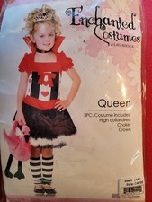 Girls Queen Halloween Dress Up Costume Size 4-6