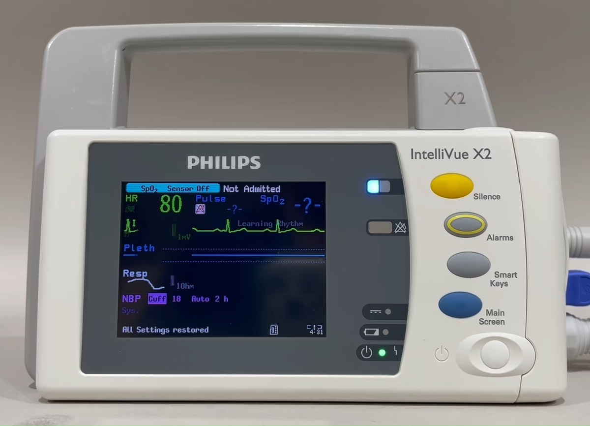 COMPLETE* Philips IntelliVue X2 Vital Sign Monitor - A02C06