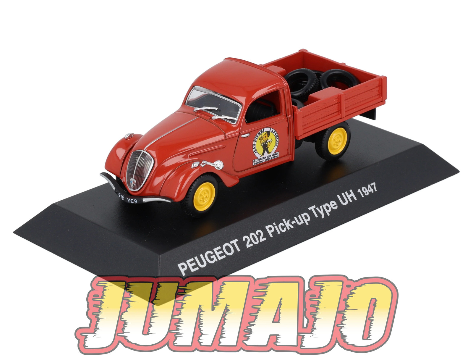 Voiture PEU52 Peugeot 202 Pick-up Type UH 1947 1/43 Hachette NOREV