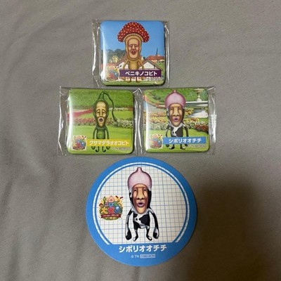 Dwarf Zukan x Tokyo German Village Dwarf Discovery Can Badge Coaster Set anime
