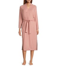 Ugg Myra Lightweight Robe Shawl Collar Loungewear L NWT Rose Blush Lenzing Eco
