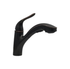 Brecklyn Pull-Out Sprayer Kitchen Faucet w/ Power Clean in Mediterranean Bronze