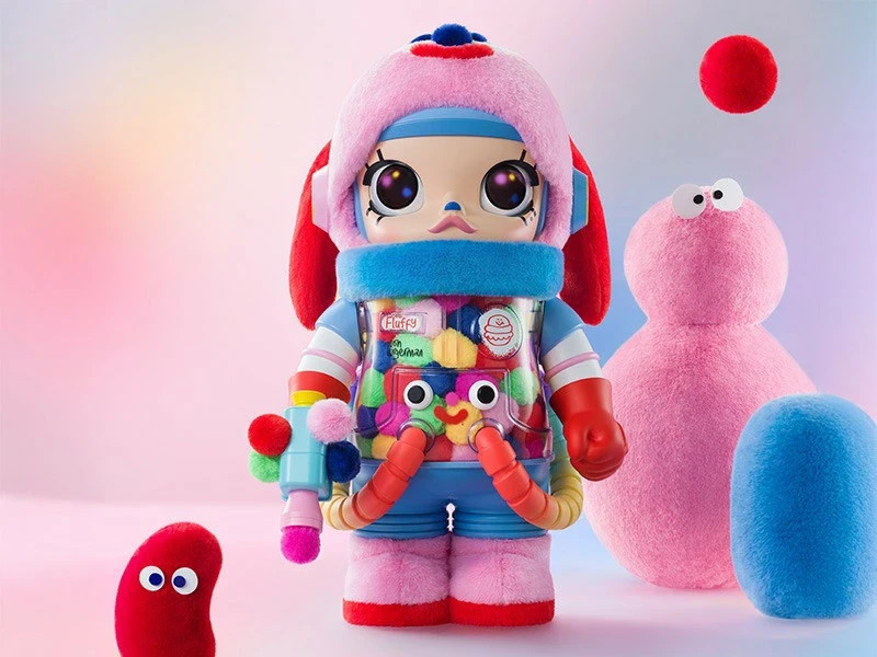 ポップマートMEGA SPACE MOLLY Jon Burgerman Amazon.com: POP MART MEGA Space Molly 400% Jon BURGERMAN
