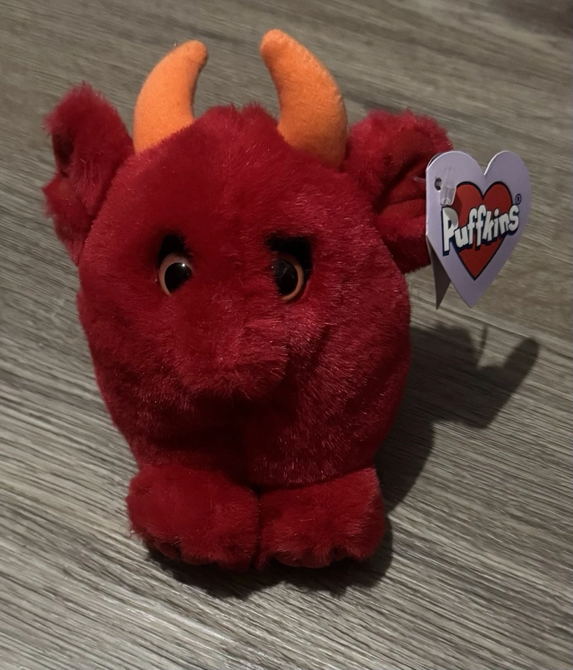 Lote de 10 Juguetes de Peluche Puffkins - Etiquetas Originales Adjuntas - Coleccionables Usados Foto 3 de 4