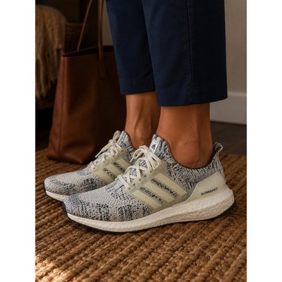 Adidas Ultraboost 22 Womens Running Shoes White Black GV7712 Size 7.5