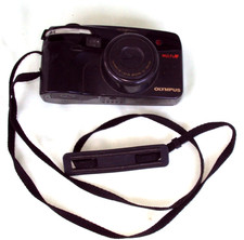 OLYMPUS Multi AF Super Zoom 3500 35mm Film Camera Tested Works. MADE IN JAPAN