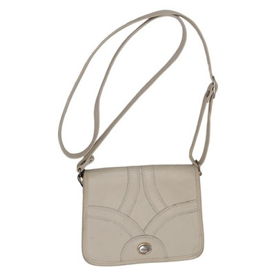 Ariane, Umhängetasche, Damen, Beige, Einfarbig, 18, 7, 13 cm #4sW