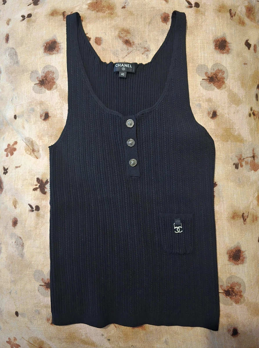 CHANEL Cotton Tank Tops for Women for sale | eBay