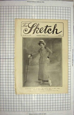 Original alter antiker Druck 1912 Petersburg Dorothy Minto Theater Witwen Apollo