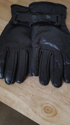 Tour Master Mans Small Leather Gloves. Waterproof Leather.