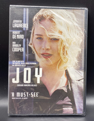 Joy DVD BRAND NEW SEALED 2015 Drama Jennifer Lawrence Robert De Niro Bilingual