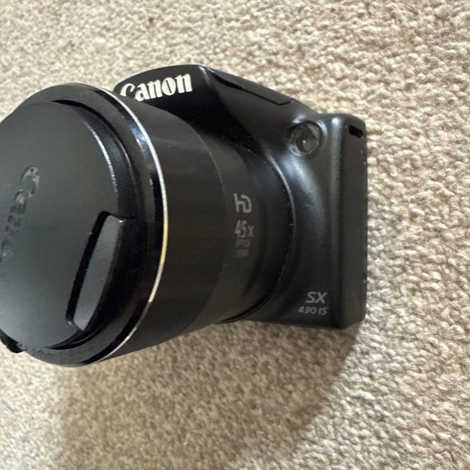 Canon Digital Camera PowerShot SX430 IS 20.0 MP 45x Optical Zoom Black Working - Image 3 of 4