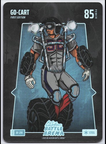 2026 Bo Jackson Battle Arena Gaming Go-Cart Evan Carter Battlefoils #BF-299