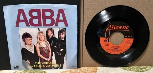 NM-/NM- • ABBA The Visitors / Head Over Heels 45 Picture Sleeve US Atlantic ‘81 - Picture 1 of 2