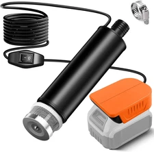 Mini Water Transfer Pump for Dewalt 20V Battery, 635GPH Cordless Water Pump for