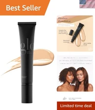 Satin Cream Foundation in Golden Fair - Liquid Mineral Makeup - 15 Shades, Fu...