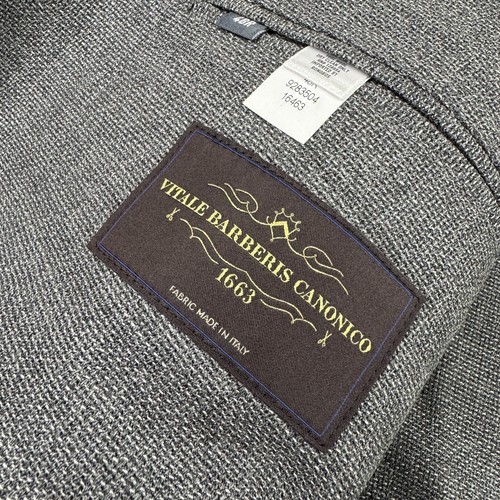 Bonobos Mens Blazer Mens 48R Gray Sports Coat Two Button 100% Wool Italy NEW - Picture 15 of 24