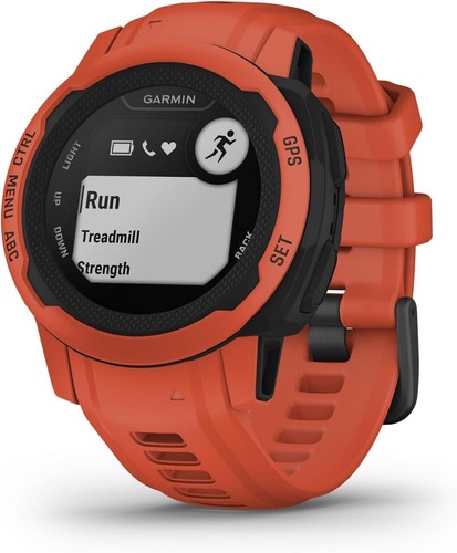 Garmin Instinct 2S Rugged GPS Smartwatch Heart Rate Monitor Poppy - Picture 2 of 6