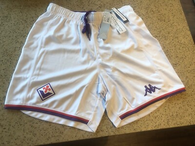 Fiorentina 23/24 Kappa Pro Issue Away Soccer Football Shorts EU XL US Large