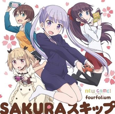 New SAKURA STEP fourfolium NEW GAME OP CD Japan Anime ZMCZ