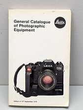 Ernst Leitz General Catalogue of Photo Equipment, Sept 1978, 15th ed