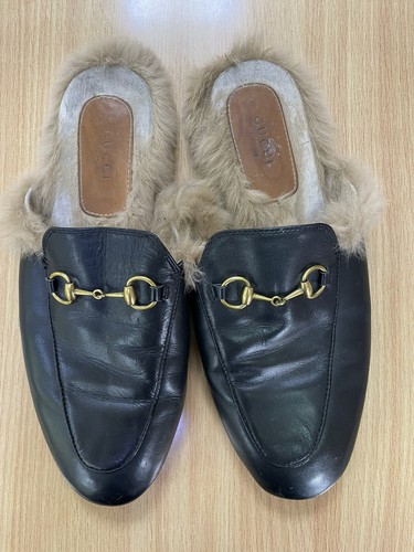 gucci trainers fur