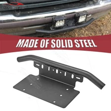 For Chevy Pickup Truck SUV Car Bull Bar Bumper License Plate Light Mount Bracket
