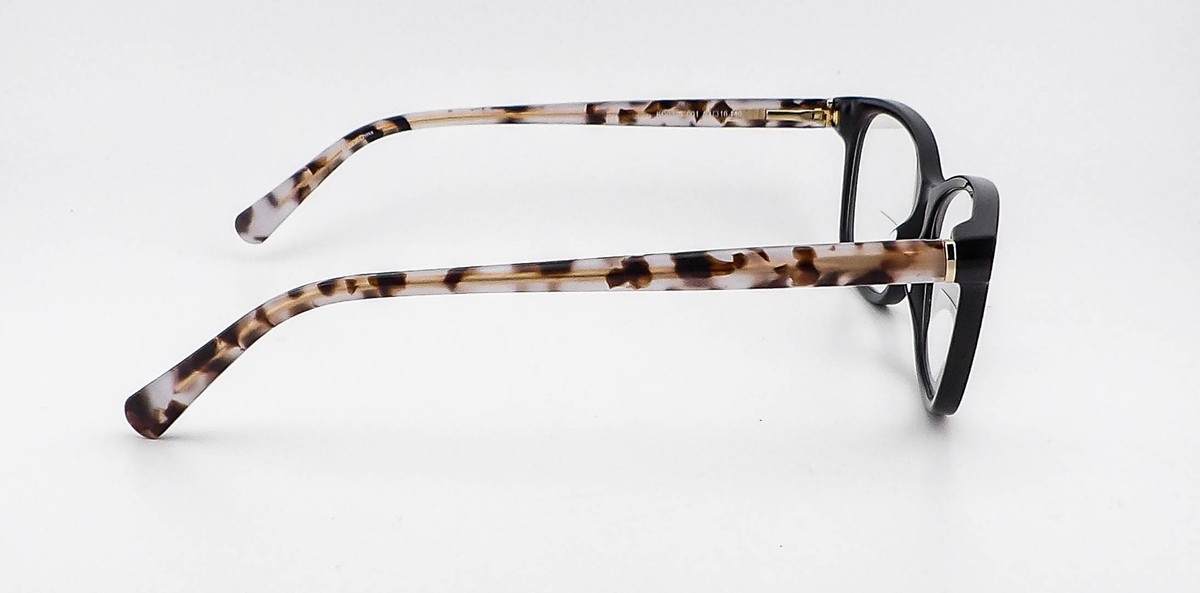 Kenneth Cole Kc0326 001 Black Rectangle Eyeglasses Frames 53 
