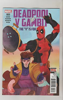 MARVEL COMICS DEADPOOL V GAMBIT #3 OCTOBER 2016 1ST PRINT NM