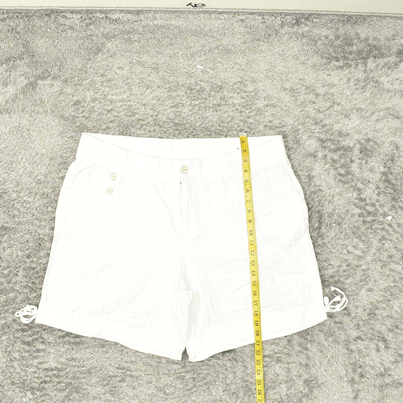 Lane Bryant Women's Size 22 Bermuda Shorts White Regular Linen | eBay