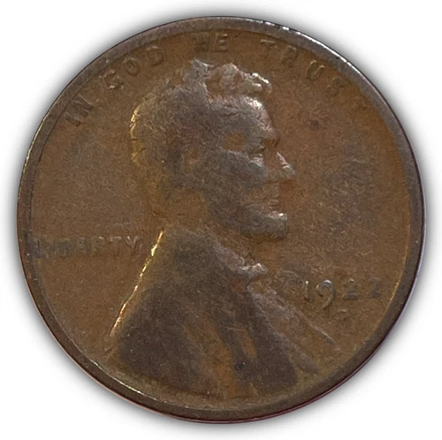 1922-D Lincoln Wheat Cent Fine F Coin #22902