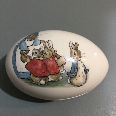 Wedgwood Beatrix Potter Peter Rabbit Ei Schmuckschatulle